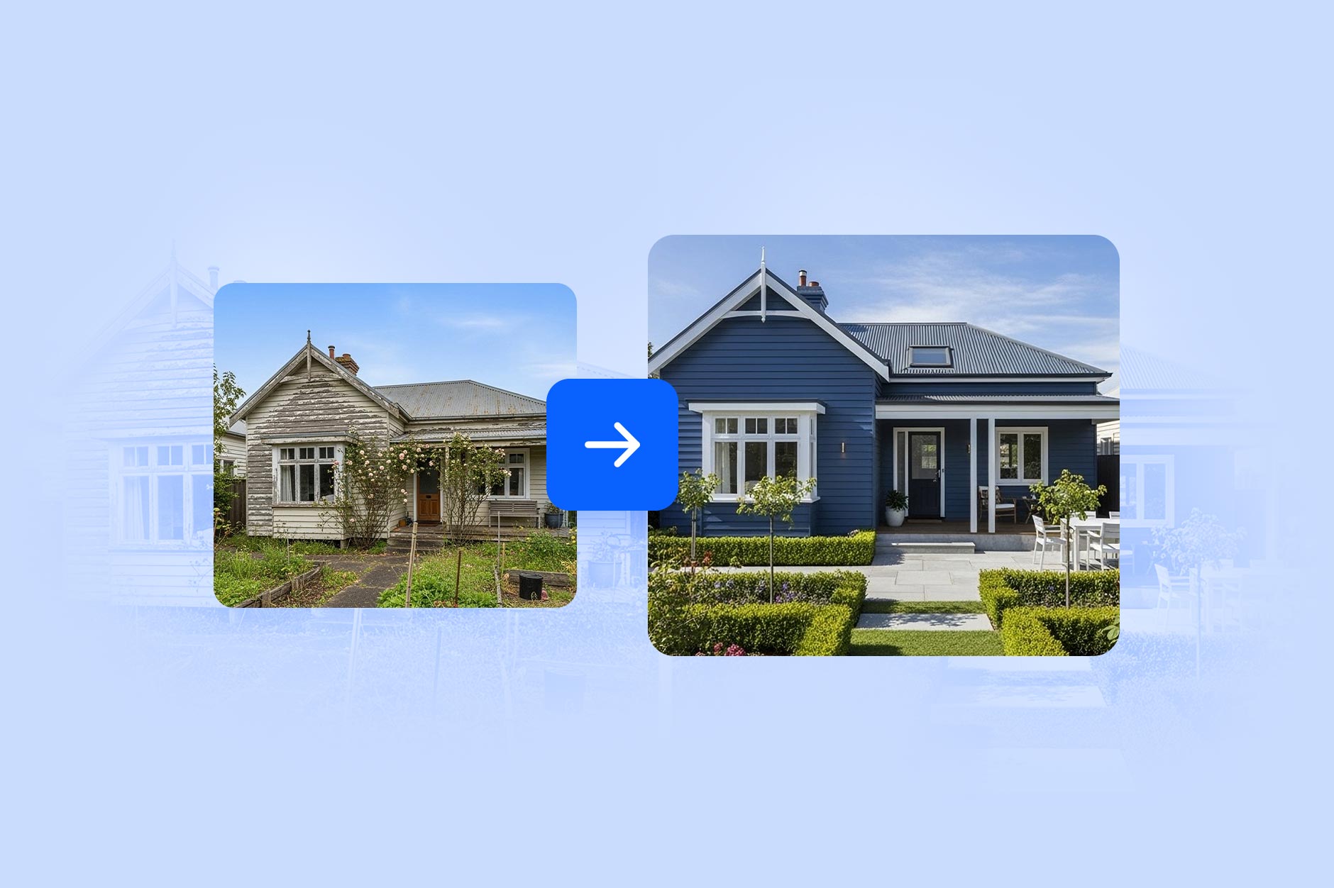 A home renovation project in process